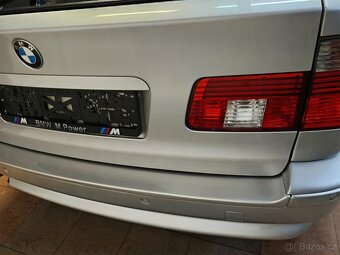 BMW E39 combi -zadni nárazník originál Titan Silber - 2