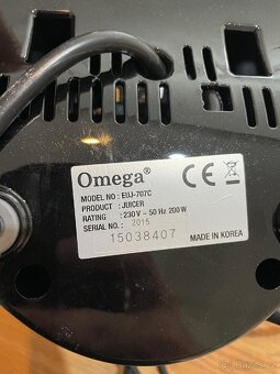 Odšťavňovač Juicer Sana Omega EUJ-707C - 2