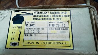Brano, hydraulický zavírač dveri - 2