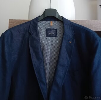 Calamar pánské sako vel. 3XL len + bavlna nové - 2