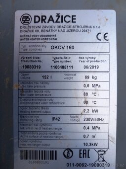 Kombinovaný elektrický bojler - 2