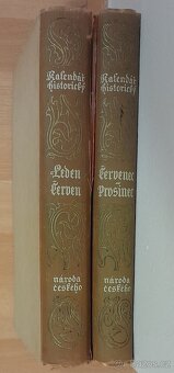 Kalendář historický národa českého I., II., vydaný 1940 - 2
