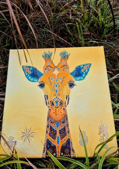 Energetický obraz žirafy - 2