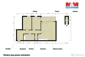 Pronájem bytu 3+kk, 95 m², Plzeň, ul. Nemocniční - 2