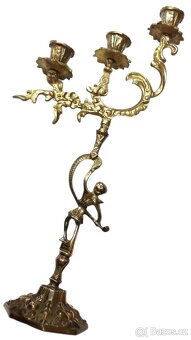 Figurální svícen - Rakousko-Uhersko - 2