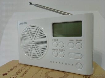AIBEN Mini přenosné rádio digitální FM reproduktor - 2