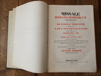 Missale Romano - Bohemicum 1845 - 2