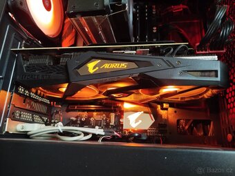 Herní PC ryzen 5 5500/ 16gb/RTX 2060 SUPER|AORUS/LCD MONITOR - 2