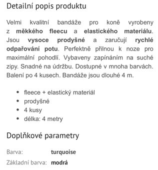 Bandáže 4ks, 4m - 2