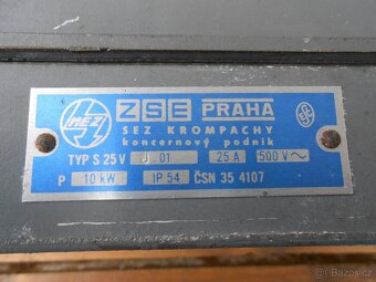 Vačkový vypínač typ s 25 v - 2