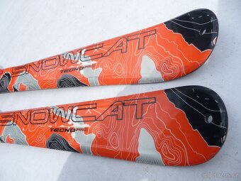 Skialpove lyze TECNO Snowcat 144 cm + pasy Coltex TOP STAV  - 2