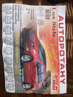 Autopotahy FORD GALAXY, od r. 1994-2010, 7 míst - 2