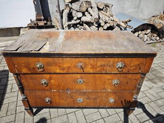 Starožitná komoda Biedermeier třešeň - 2