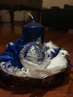 Svícny vánoční,adventní - 2