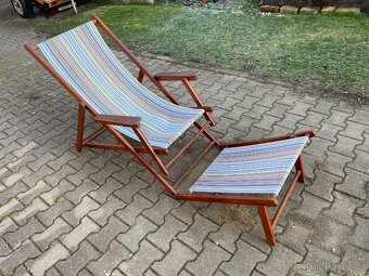 Zahradní polohovací lehátko - 2