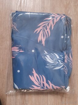 Povlečení Sablio barevná peříčka z česaného saténu - 2