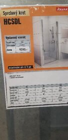 Sprchove dvere 100cm dvoudilne - 2