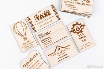 Vizitky gravírované na míru - 2