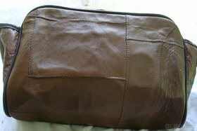 Kabelka na kosmetiku, kožená - 2