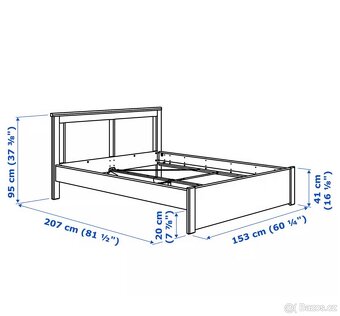 Postel 140x200 cm - 2