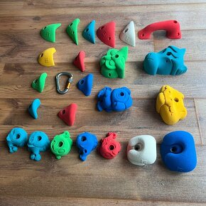 Dětské lezecké chyty THEREX - 23 kusů - 2