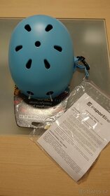 Přilba WORKER Neonik - modrá, M (55-58) NOVÁ - 2