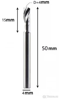 4mm fréza na hliník - 2
