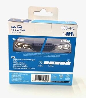 NARVA žárovka H1 Performance LED 6500K 12V, 24V - 2