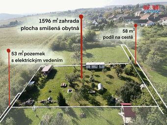 Prodej pozemku, 1596 m², Chrášťany - 2