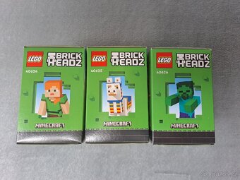 Lego Minecraft Brickheadz 40624, 40625 a 40626 - 2