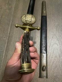 Tesak štátni lesy sls myslivost paroži shozy trofeje - 2