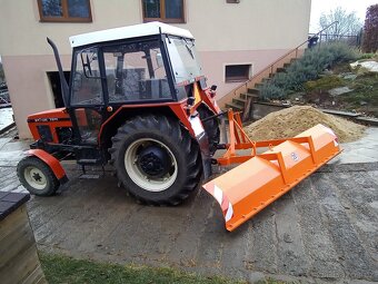 Traktorová radlice na sníh s gumovým břitem - 2