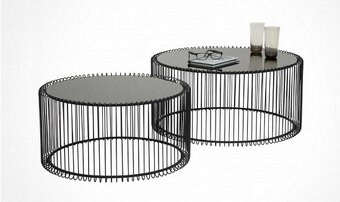 Kulatý konferenční stolek Wire (pr. 60 cm, v 30.5 cm) - 2