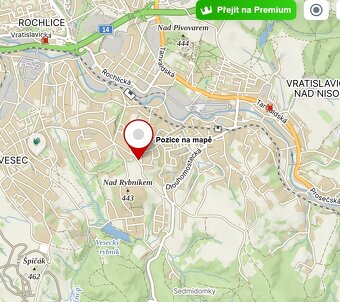 Pozemek o velikosti 1019m2, Vesec U Liberce, ID 7302e 1306 - 2