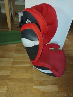 Prodám autosedačku Cybex Solution M-fix Rebel Red, vyrobena - 2