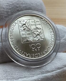 Stříbrná pamětní mince 100kčs Stavovské Divadlo Mozart - 2
