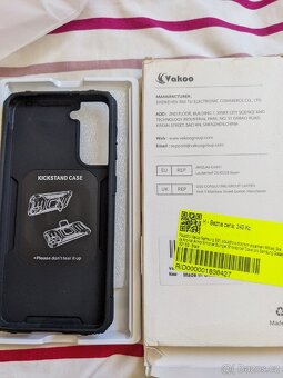 Ochranný kryt na Samsung Galaxy S21 Black - 2