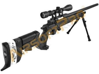 Airsoft sniper MB05D (UPGRADE verze) + puškohled + dvojnožka - 2
