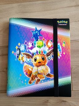 Pokémon Prismatic Evolutions album + karty DE - 2