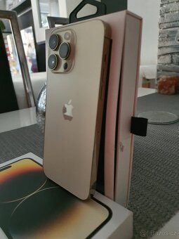 Apple iPhone 14 Pro Max - 128 GB Gold - TOP Stav, záruka. - 2