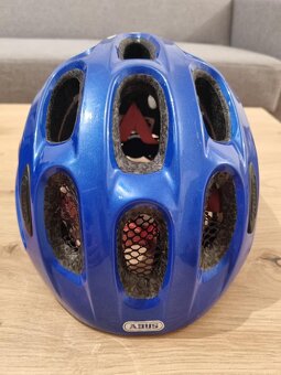Dětská cyklistická helma ABUS modrá 48-54cm - 2