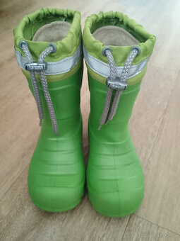 Holínky-sněhule DEMAR MAMMUT zateplené zelene vel. 26/27 - 2