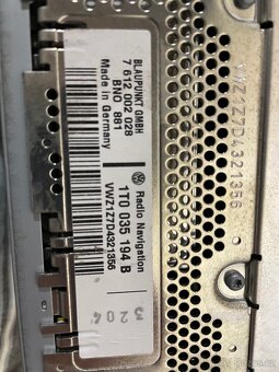 VW originální rádio - 2