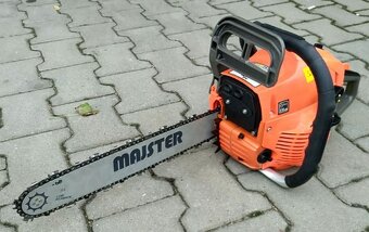 Motorová pila 5,7HP 2x řetěz 2x lišta startér olej - 2