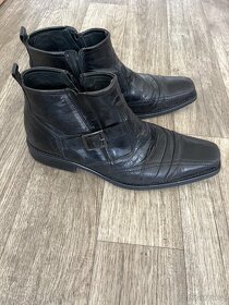 Prodán podzimní kožené kotníkové boty - 2