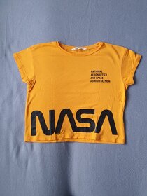 2 ks trička H&M NASA, vel. 146/152 - 2
