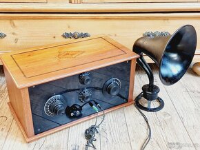 Starožitné rádio Telefunken Marconi II. včetně reproduktoru - 2