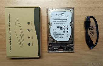 Externí pevný disk 2.5" s USB 3.0 o kapacitě 750GB - 2