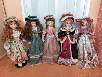Porcelánové panenky (celkem 11) - 2