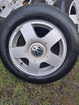 Alu kola 5x100 originál VW Golf, Bora 195/65 R15 - 2